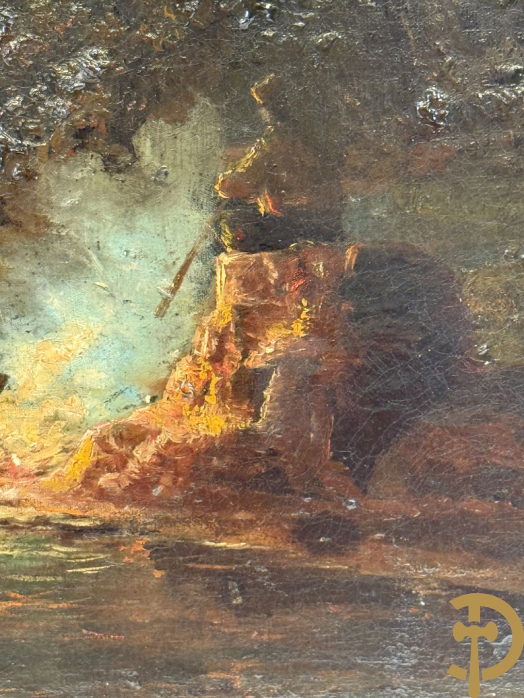 A.H. 1885 gemonogrammeerd rechts onder (August Hörter) 