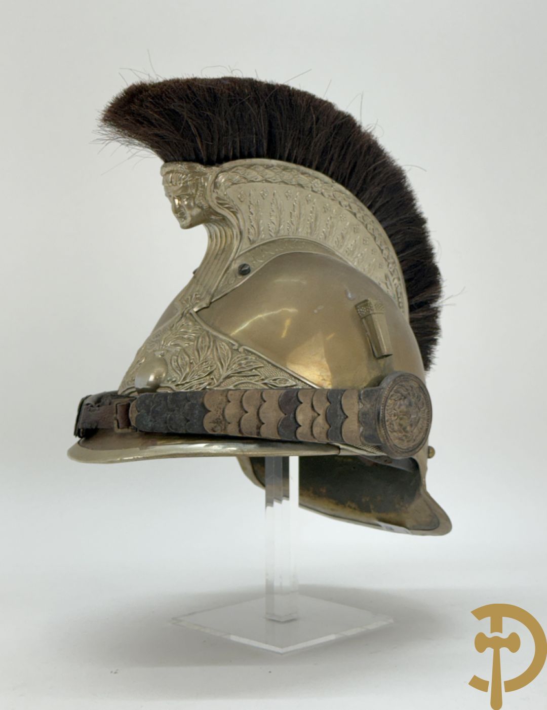 Koperen helm gendarme, model 1912