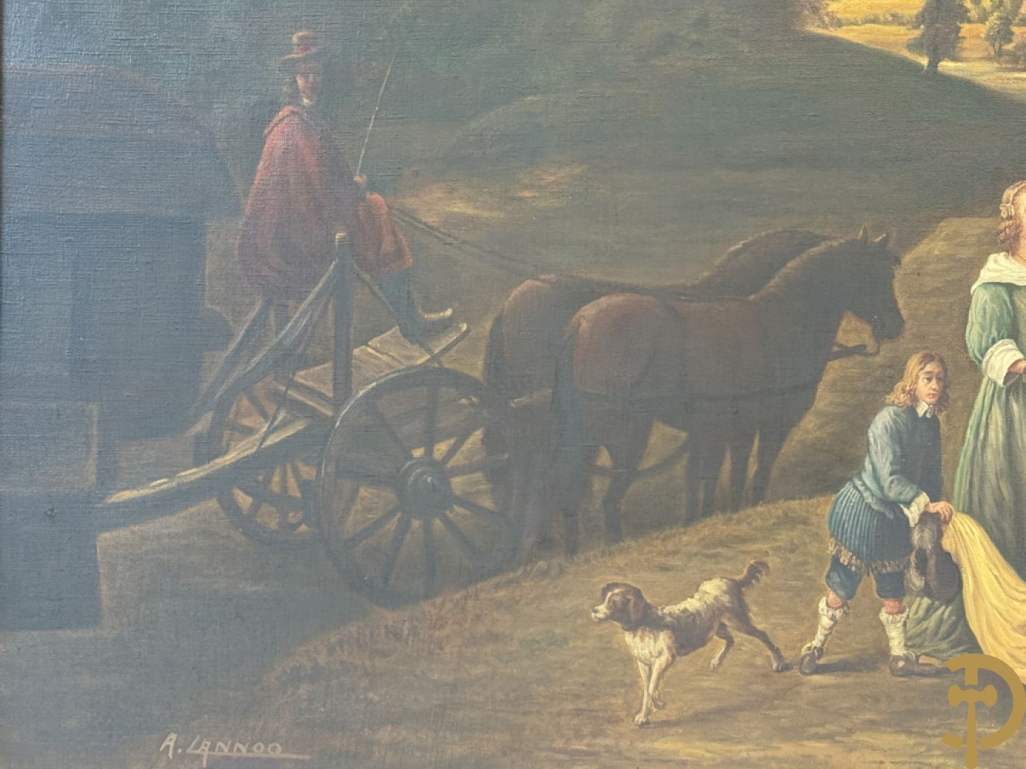 LANNOO A. getekend naar D. Teniers 
