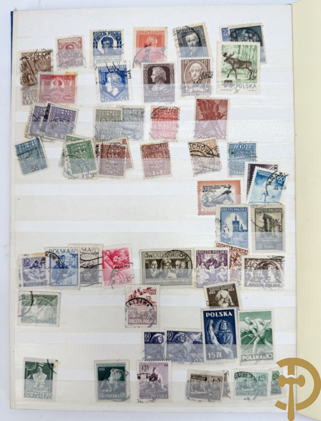 10 postzegelalbums van o.a. Duitsland, Congo, België, ... - Heel divers met veel zeldzame zegels