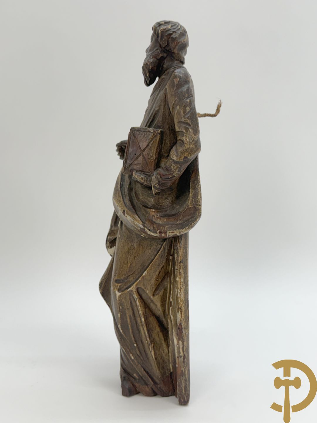 Paar houtsculpturen van evangelisten