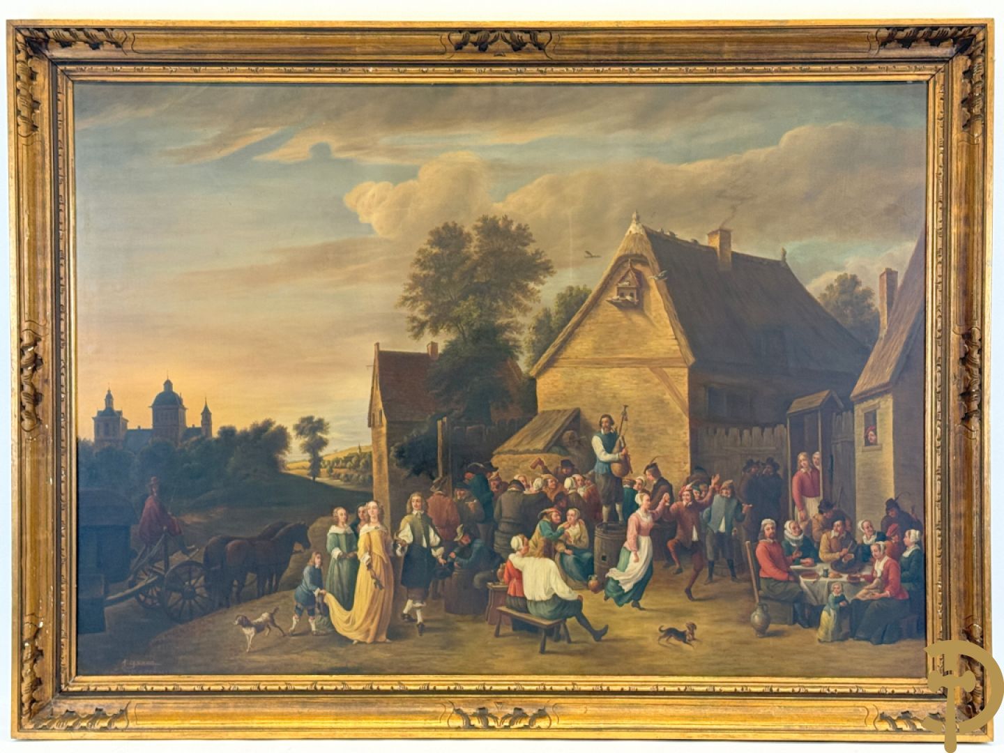 LANNOO A. getekend naar D. Teniers 