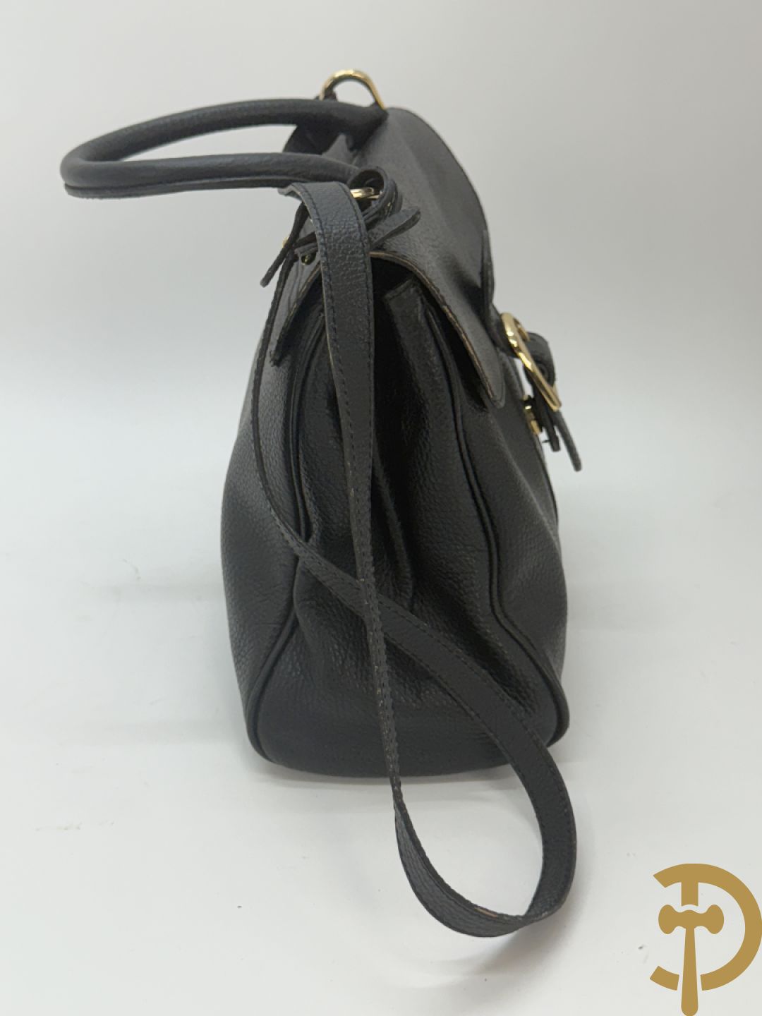 Zwarte en cognackleurige replica Delvaux handtassen
