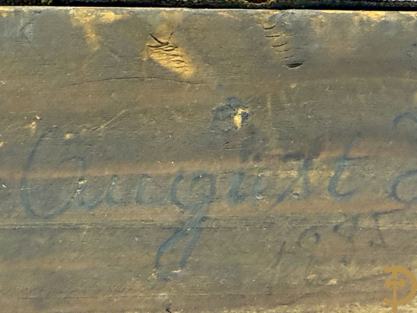 A.H. 1885 gemonogrammeerd rechts onder (August Hörter) 