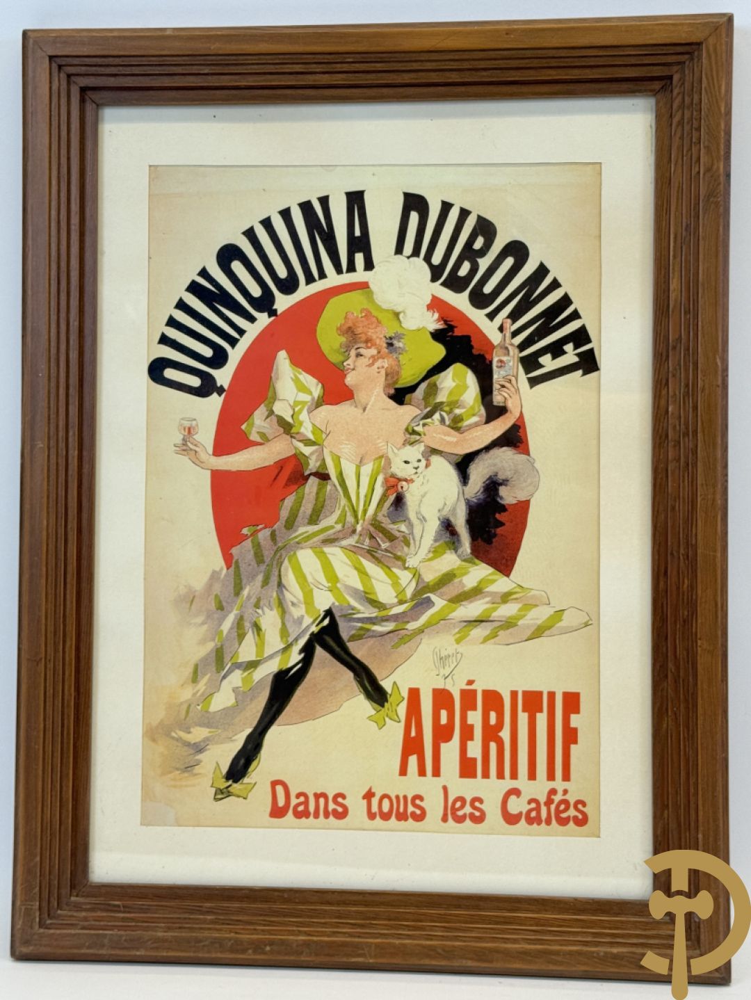 Drie ingelijste reclames/affiches 