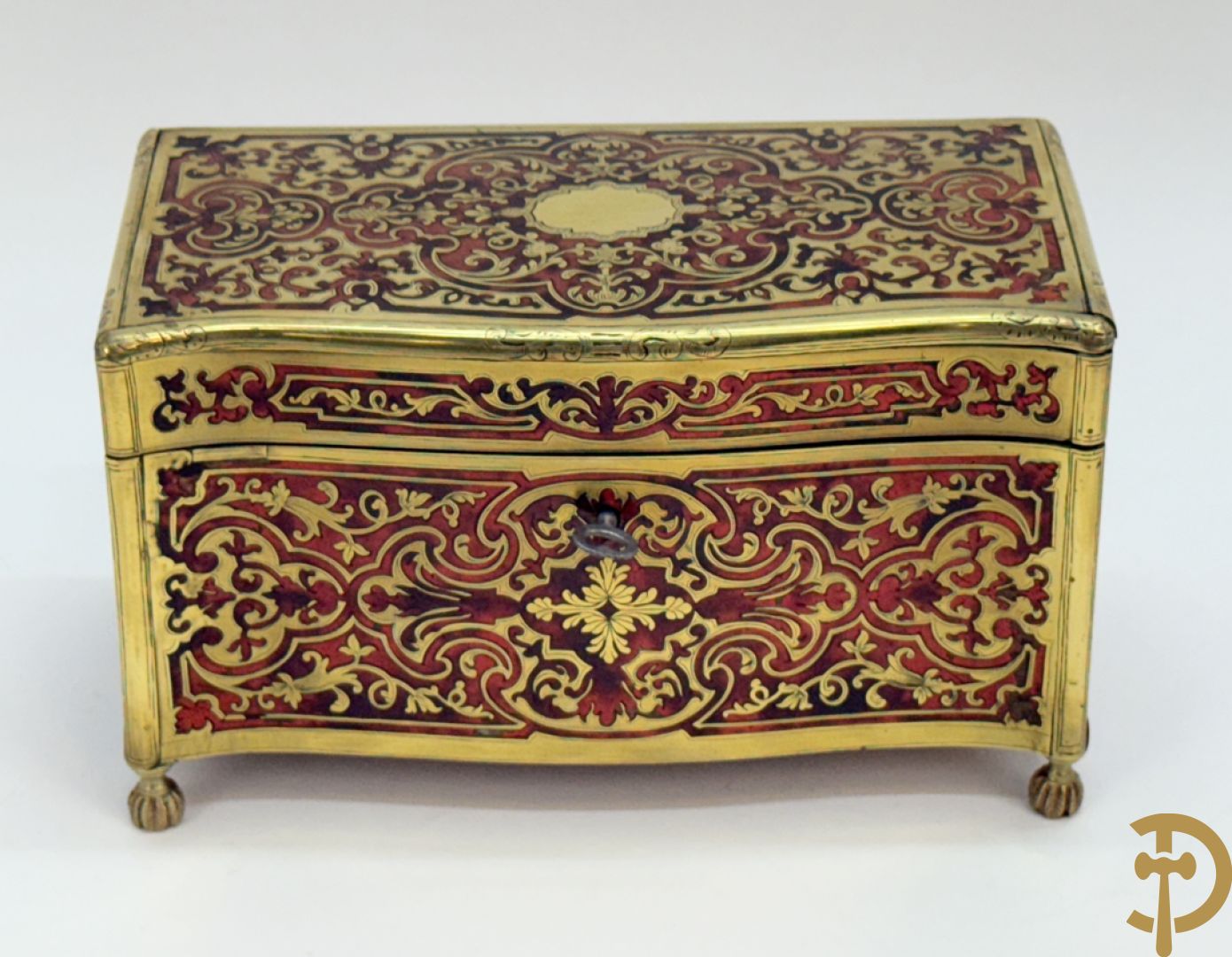 Theebox met koper en schildpad, Napoleon III