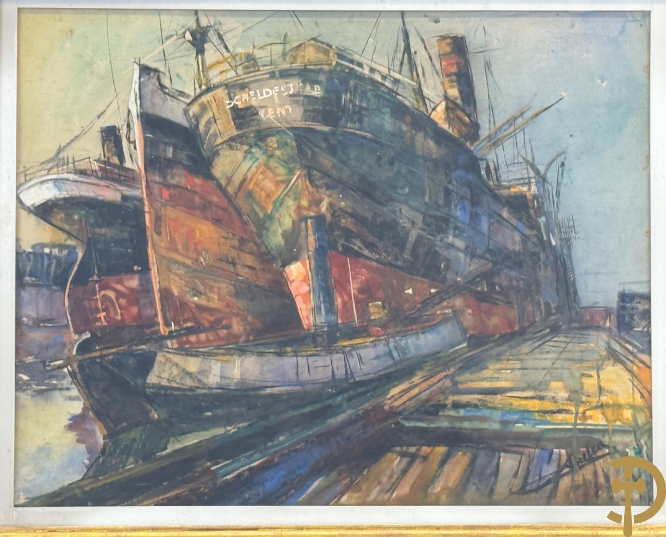 DELEU A. getekend 1933 