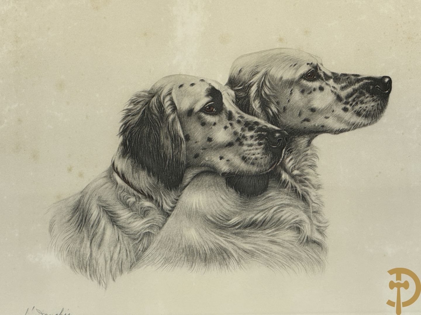 DANCHIN Leon, links boven gemerkt en gedateerd 1931 getekend 
