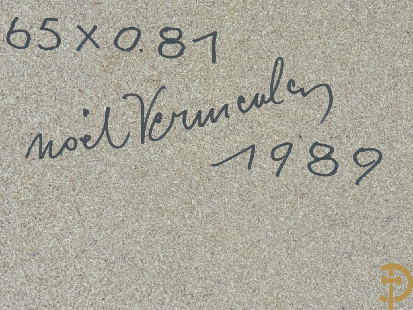 VERMEULEN Noël getekend verso en gedateerd 1989 