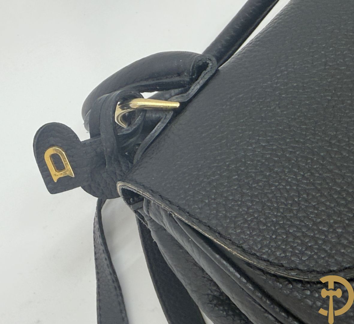Zwarte en cognackleurige replica Delvaux handtassen