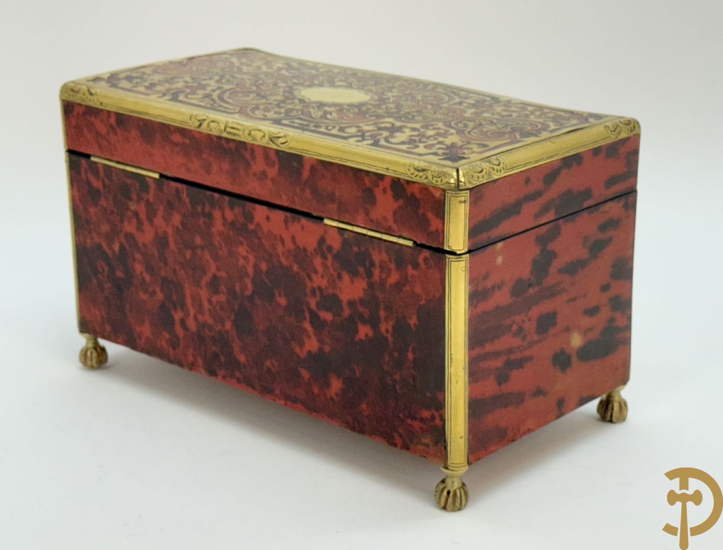 Theebox met koper en schildpad, Napoleon III