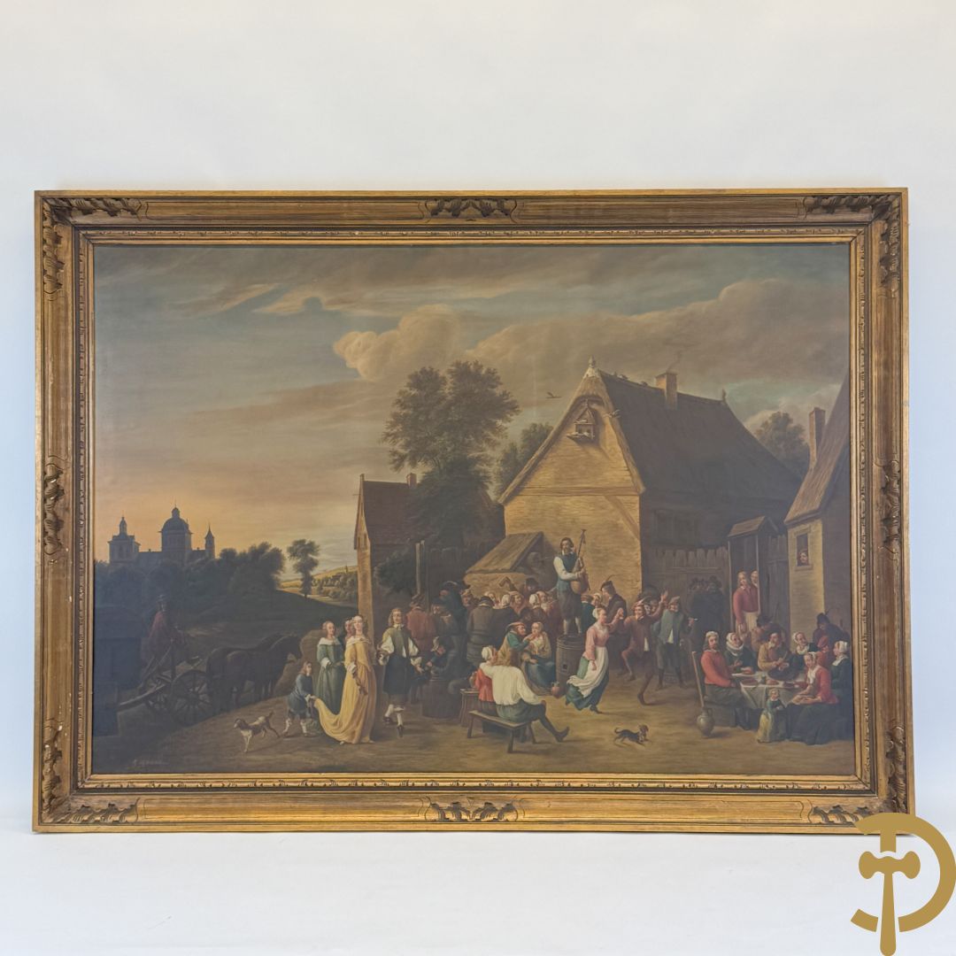 LANNOO A. getekend naar D. Teniers 