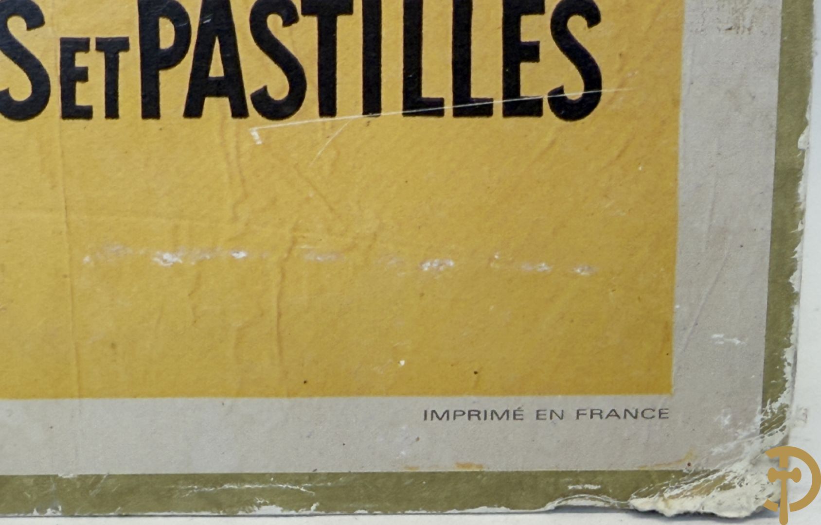 Lot kartonnen publiciteitsmateriaal o.a. Zan door Bernard Carant/Paris, G.ve Tessier Fils door Max Sidaine en Biscottes Reinette