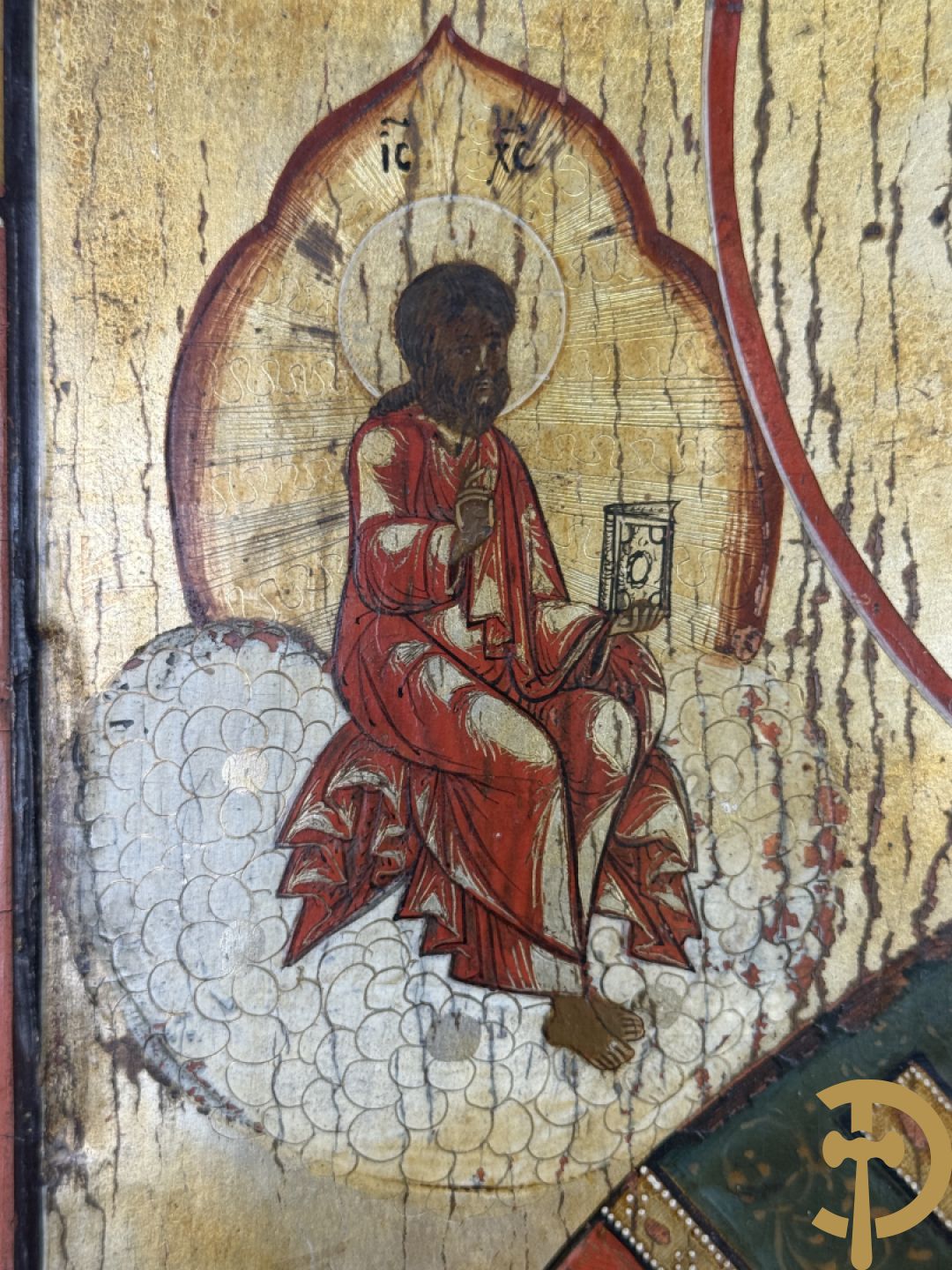 Russische ikoon Sint Nikolas de weldoener