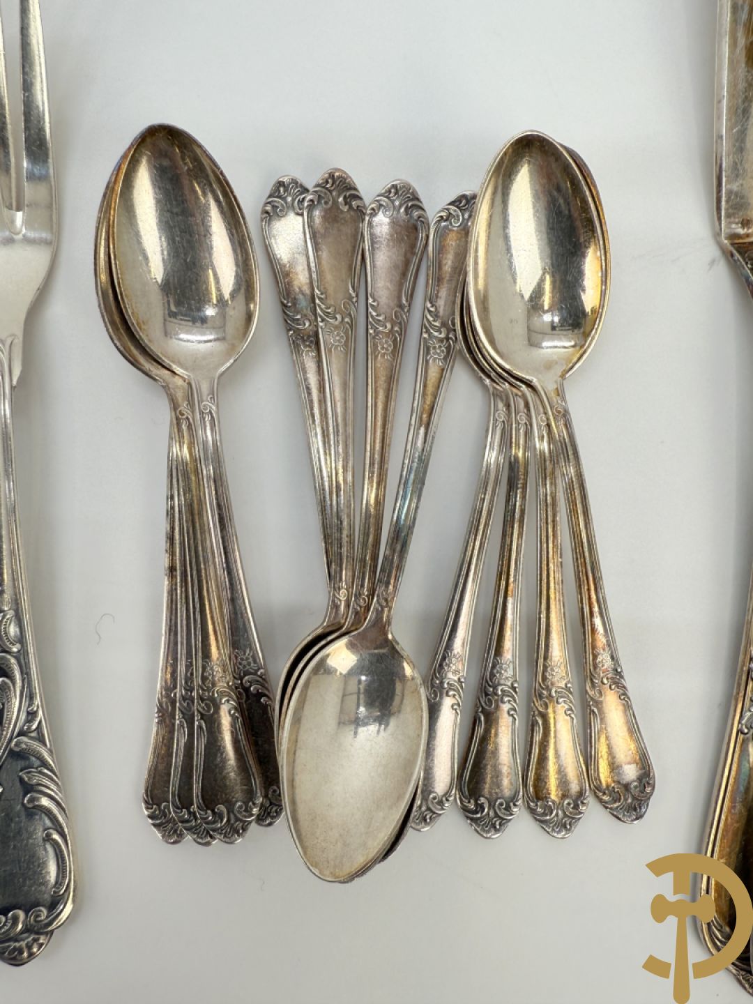 Verzilverd Louis XV bestek