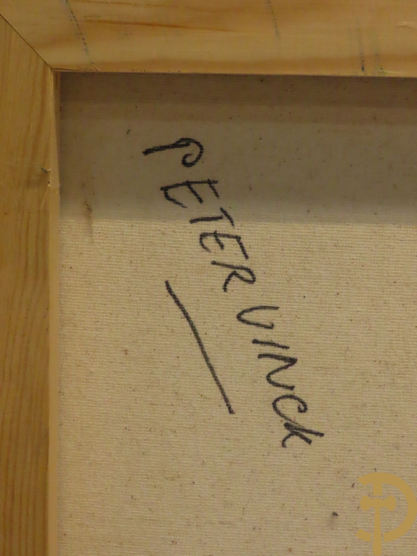 VINCK Peter verso getekend 