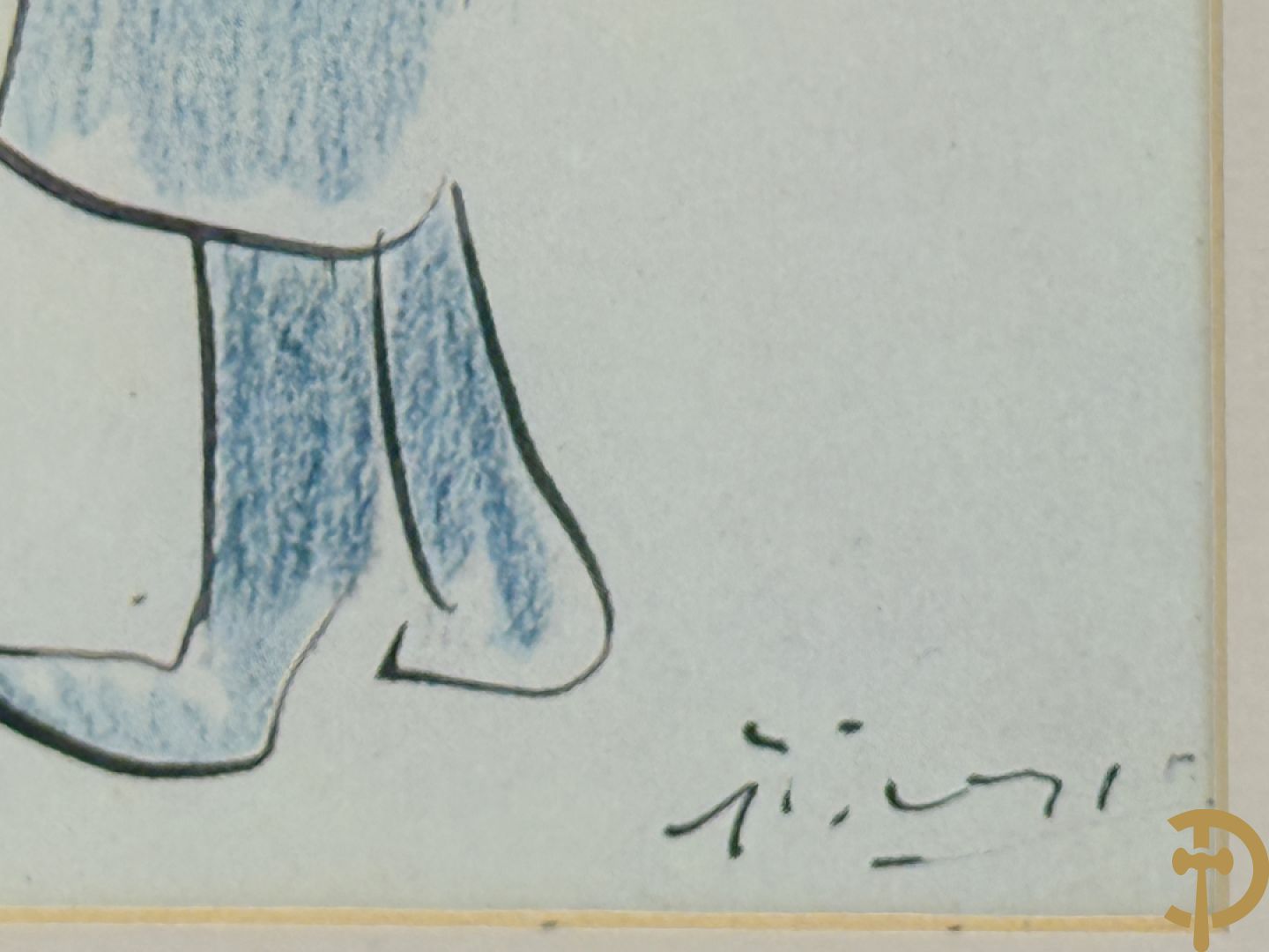 PICASSO (naar) Vijf ludieke prenten met personages - seriegrafieën