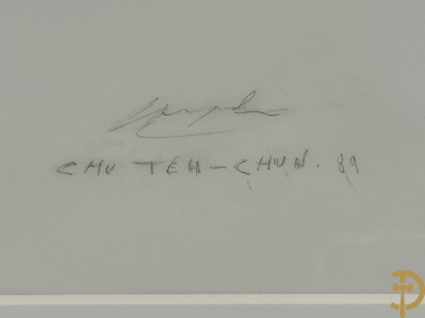 CHU TEH-CHUN getekend en 