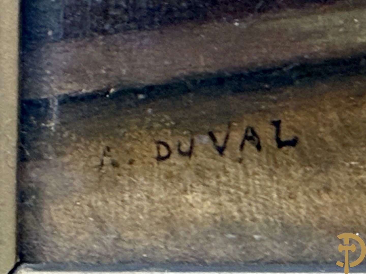 DUVAL A. getekend 
