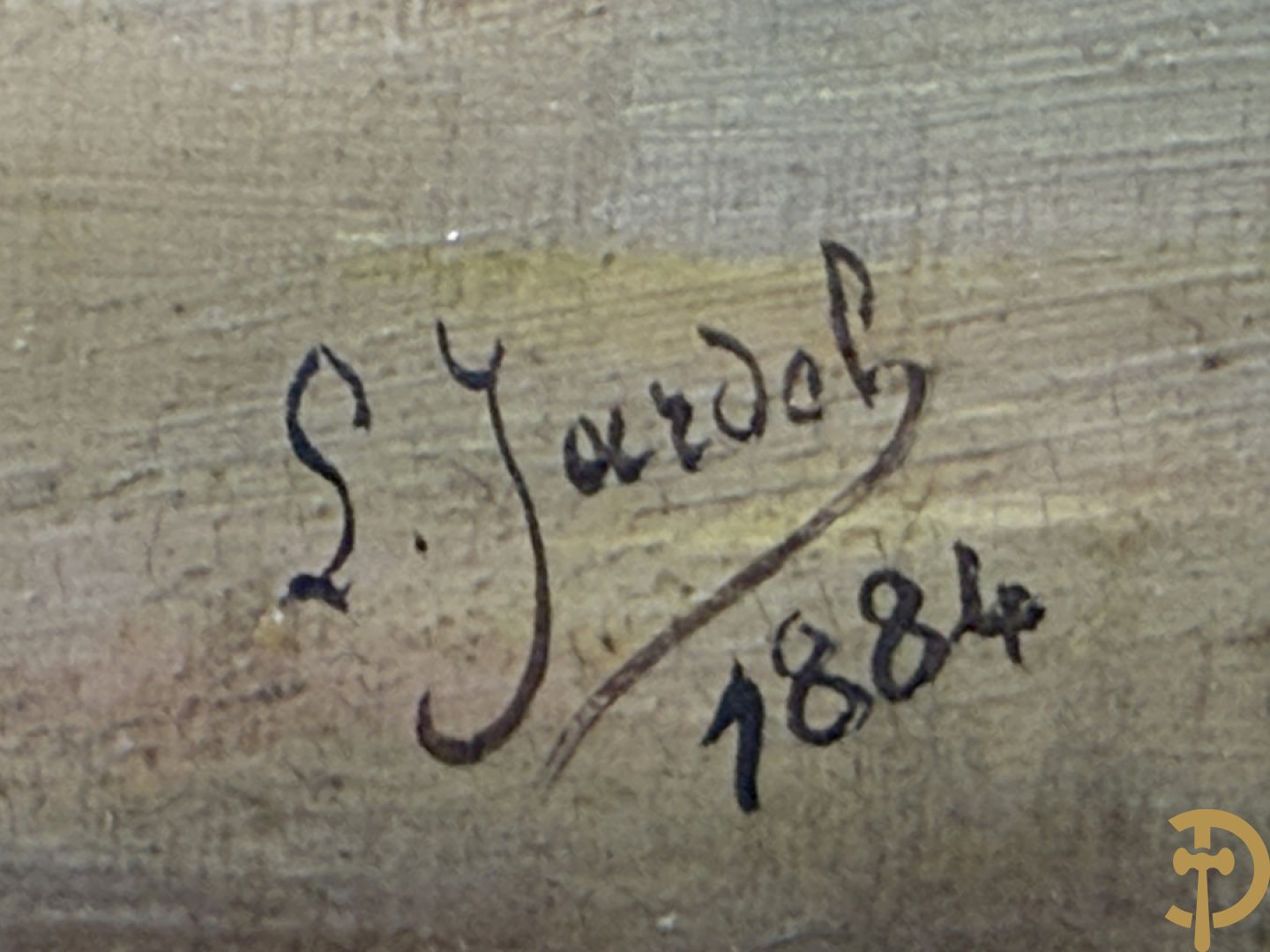 JARDEL L. getekend 1884 