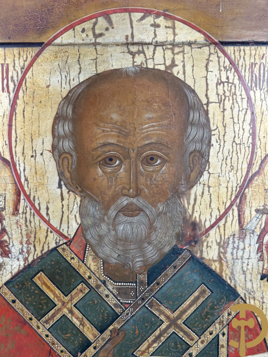 Russische ikoon Sint Nikolas de weldoener