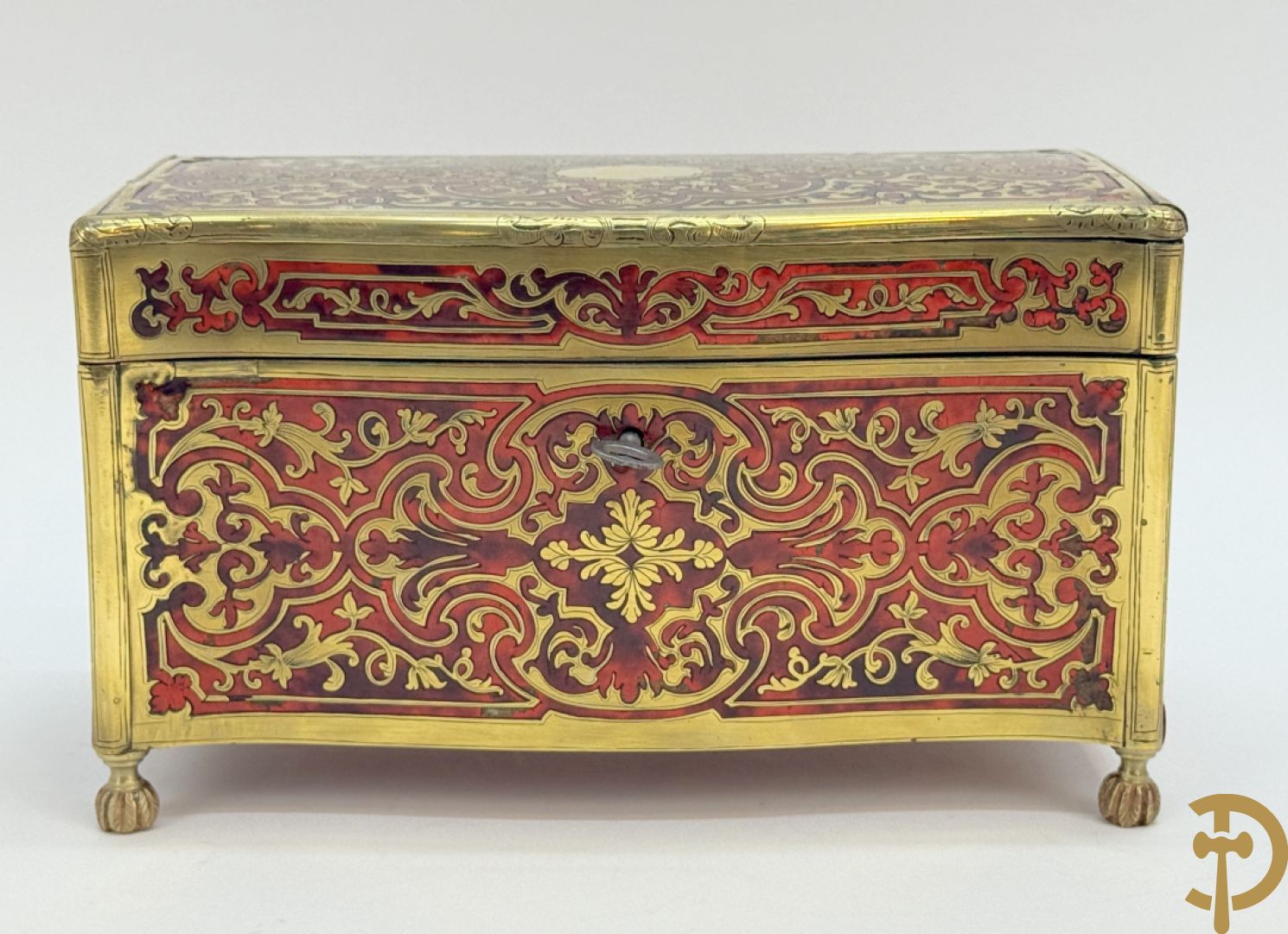 Theebox met koper en schildpad, Napoleon III