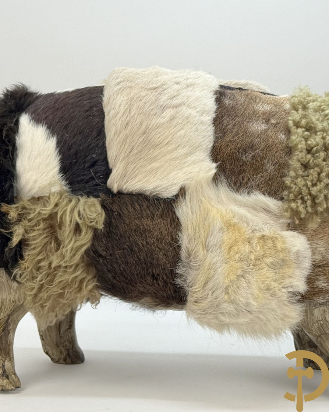 Polyester varken met wol