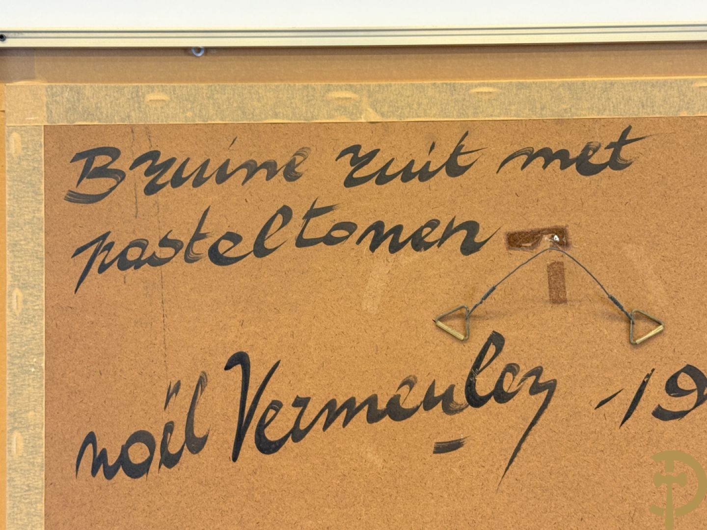 VERMEULEN N. verso getekend en gedateerd 1984 