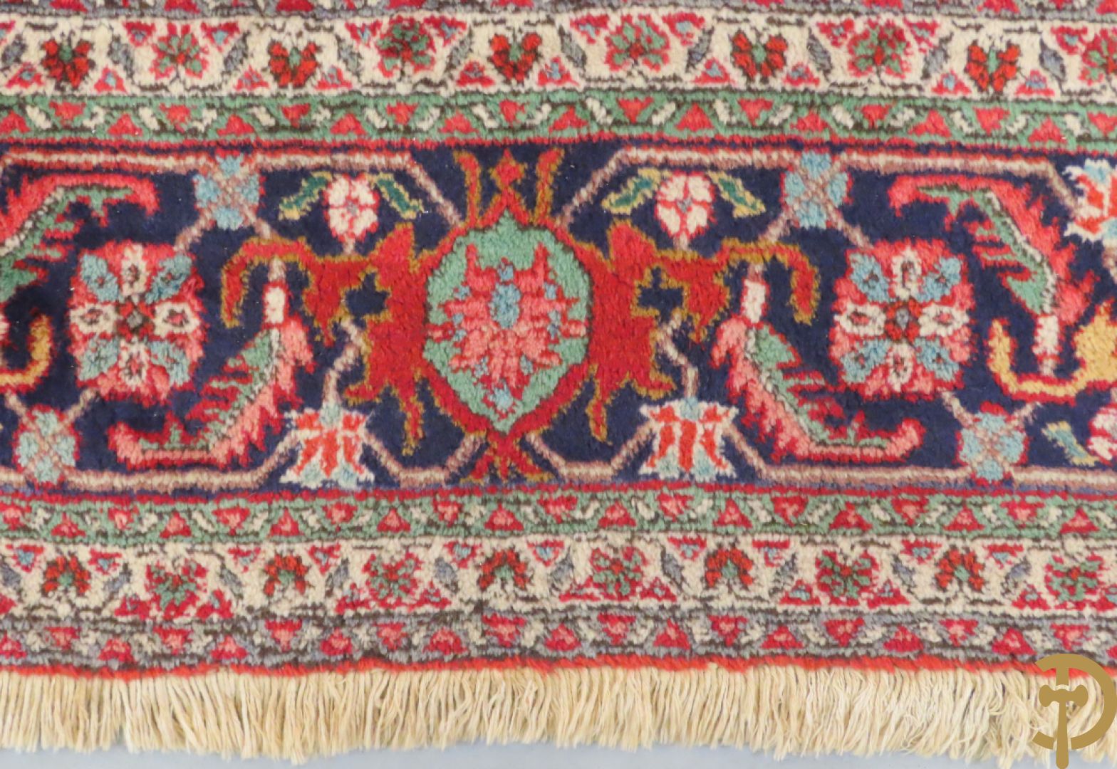Oosters handgeknoopt tapijt Tabriz