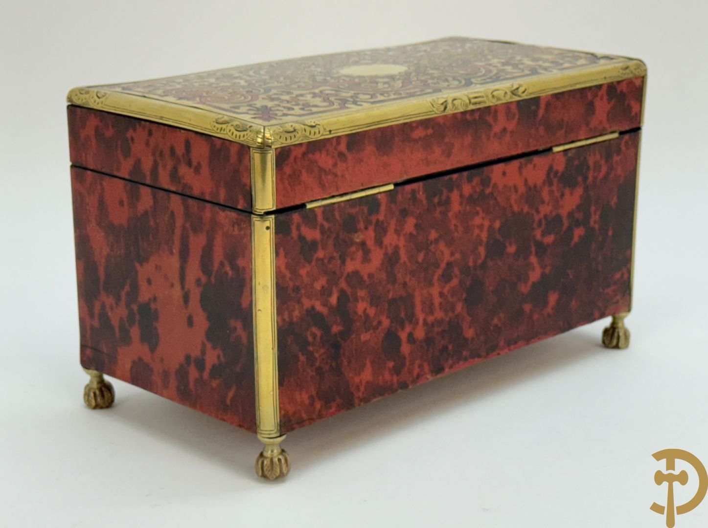 Theebox met koper en schildpad, Napoleon III