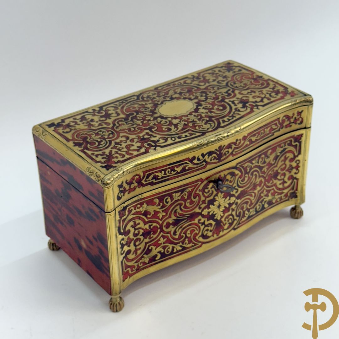 Theebox met koper en schildpad, Napoleon III