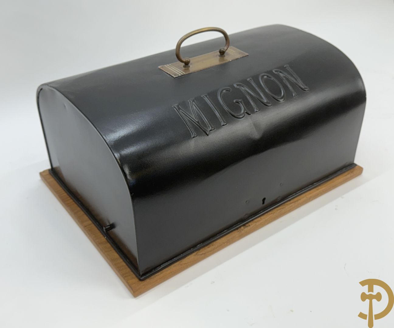 Antieke typmachine AEG Mignon in kist