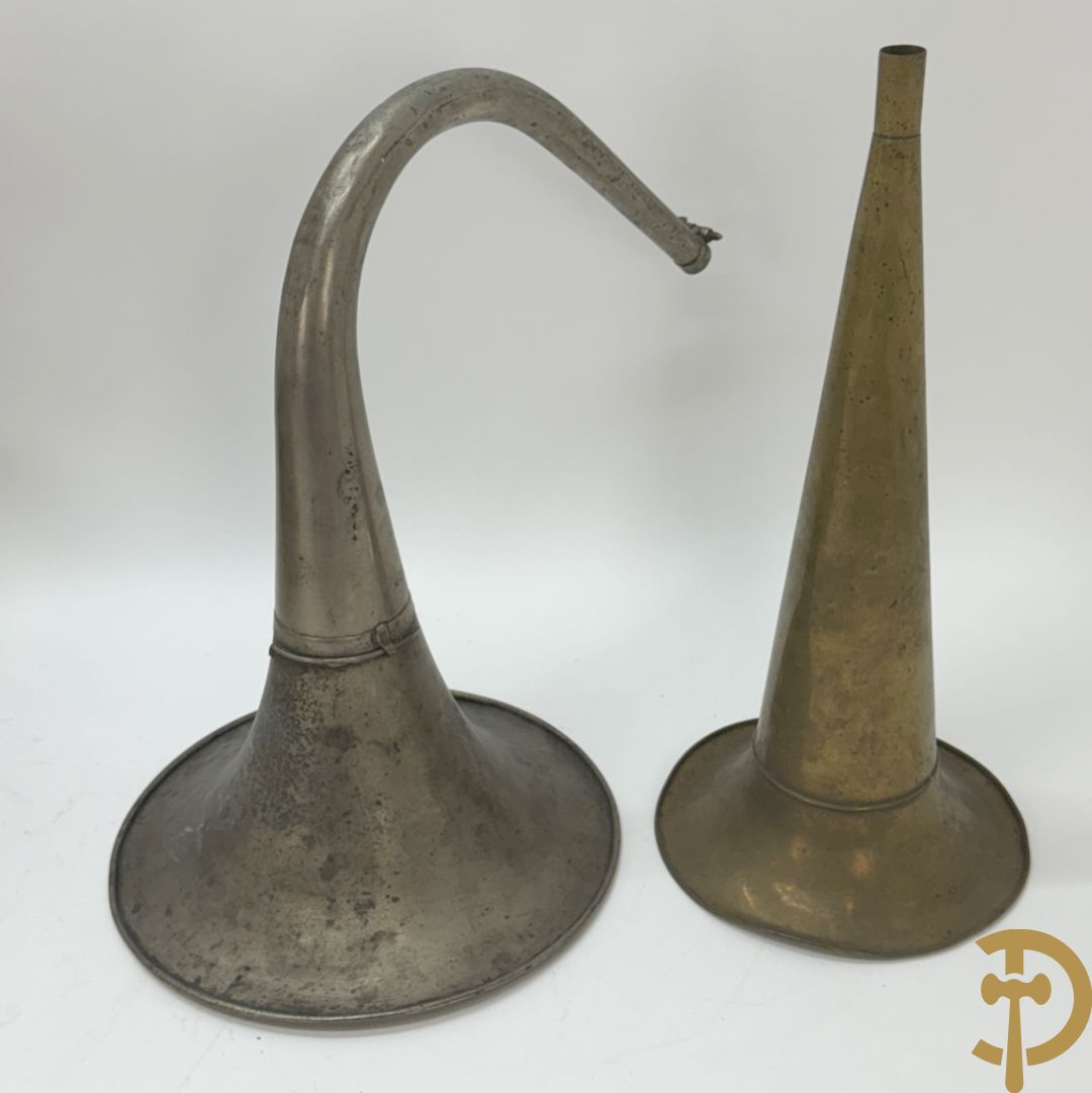 Edison Standard fonograaf met 2 hoorns en rollen (zonder naald)