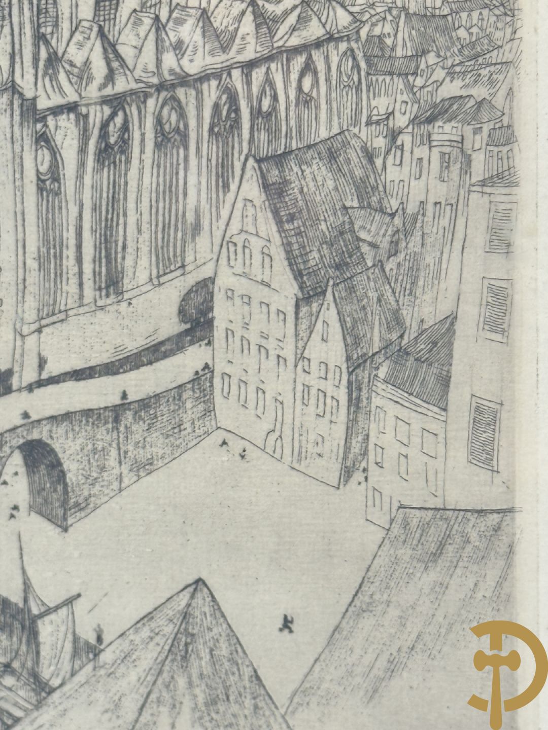DEBRUYCKER J. getekend Gand 