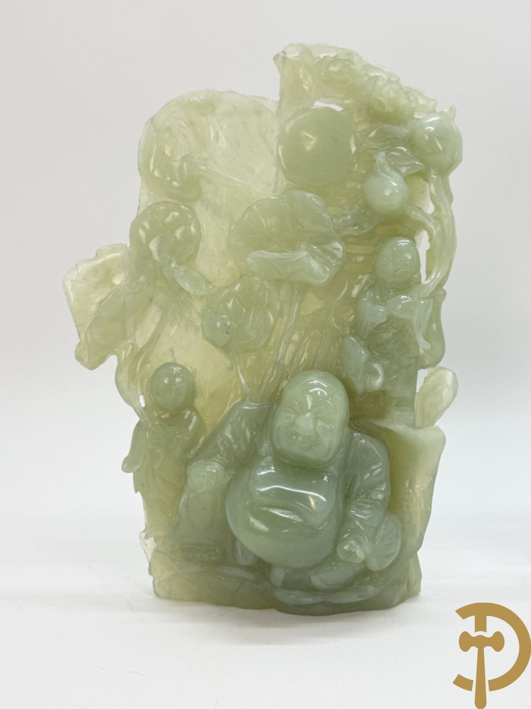 Aziatische sculptuur in jadeiet 