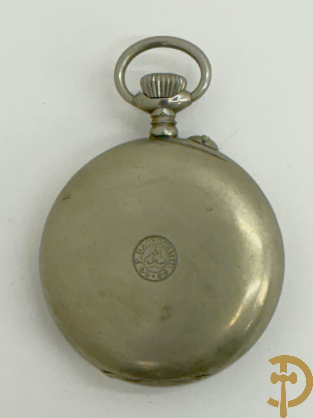 2 zakhorloges Roskpf + zakhorloge met jachtmotieven + zakhorlogehanger + 2 zakhorlogekasten + chrono (na te zien) + zakhorloge Bacschmed