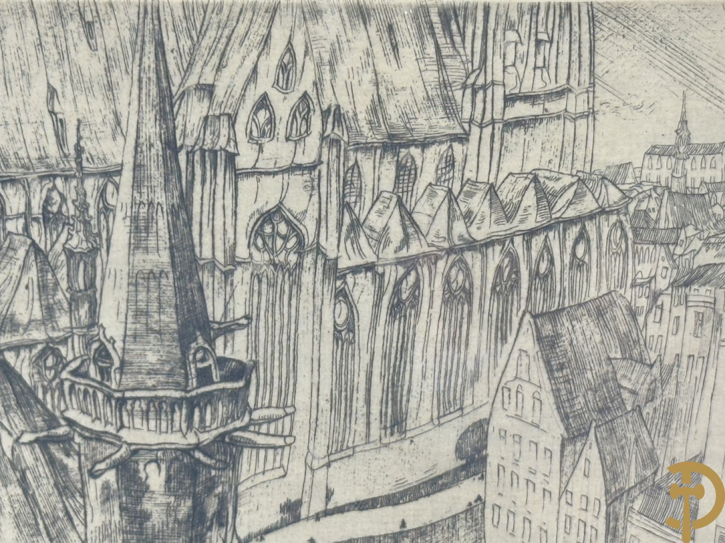 DEBRUYCKER J. getekend Gand 