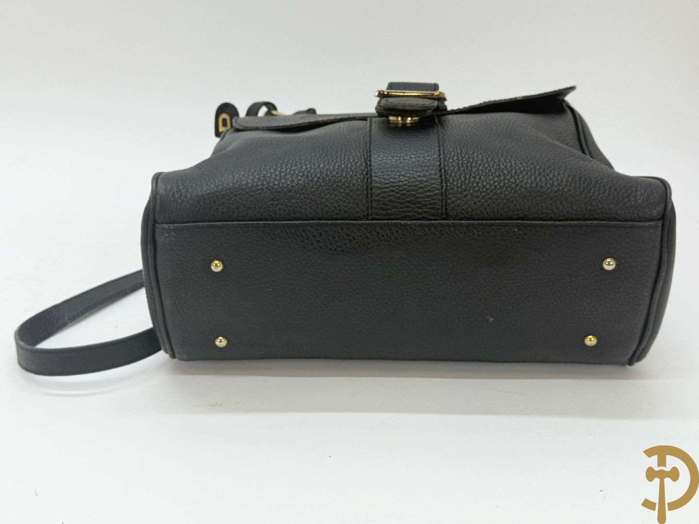 Zwarte en cognackleurige replica Delvaux handtassen