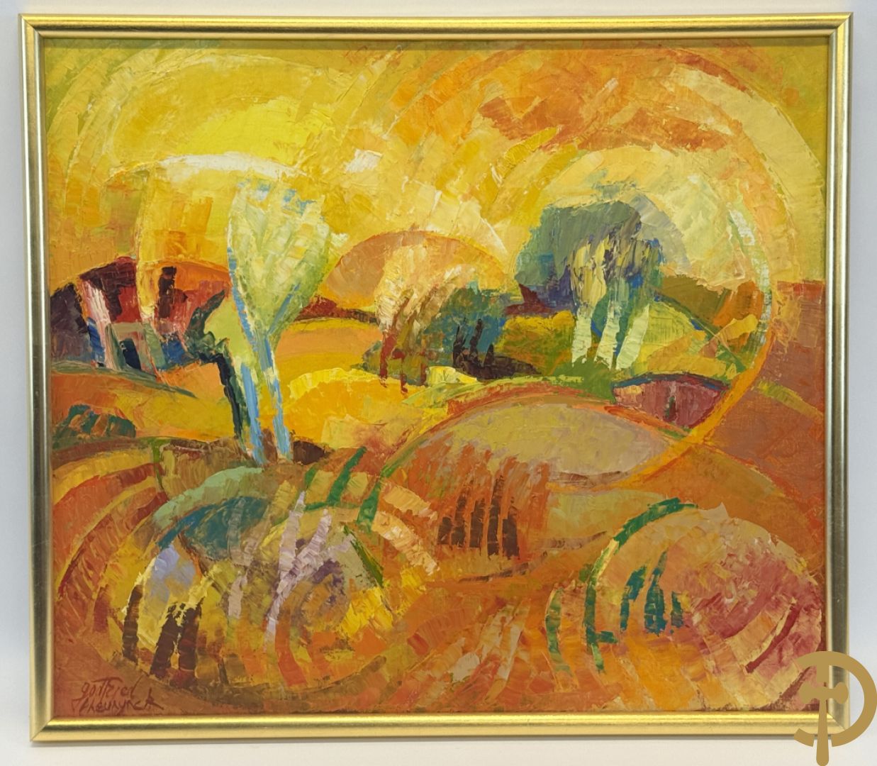 THEUNINCK Godfried getekend en verso gedateerd 1998 