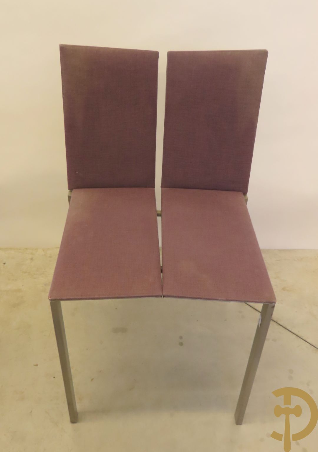 Set van zes design stoelen 