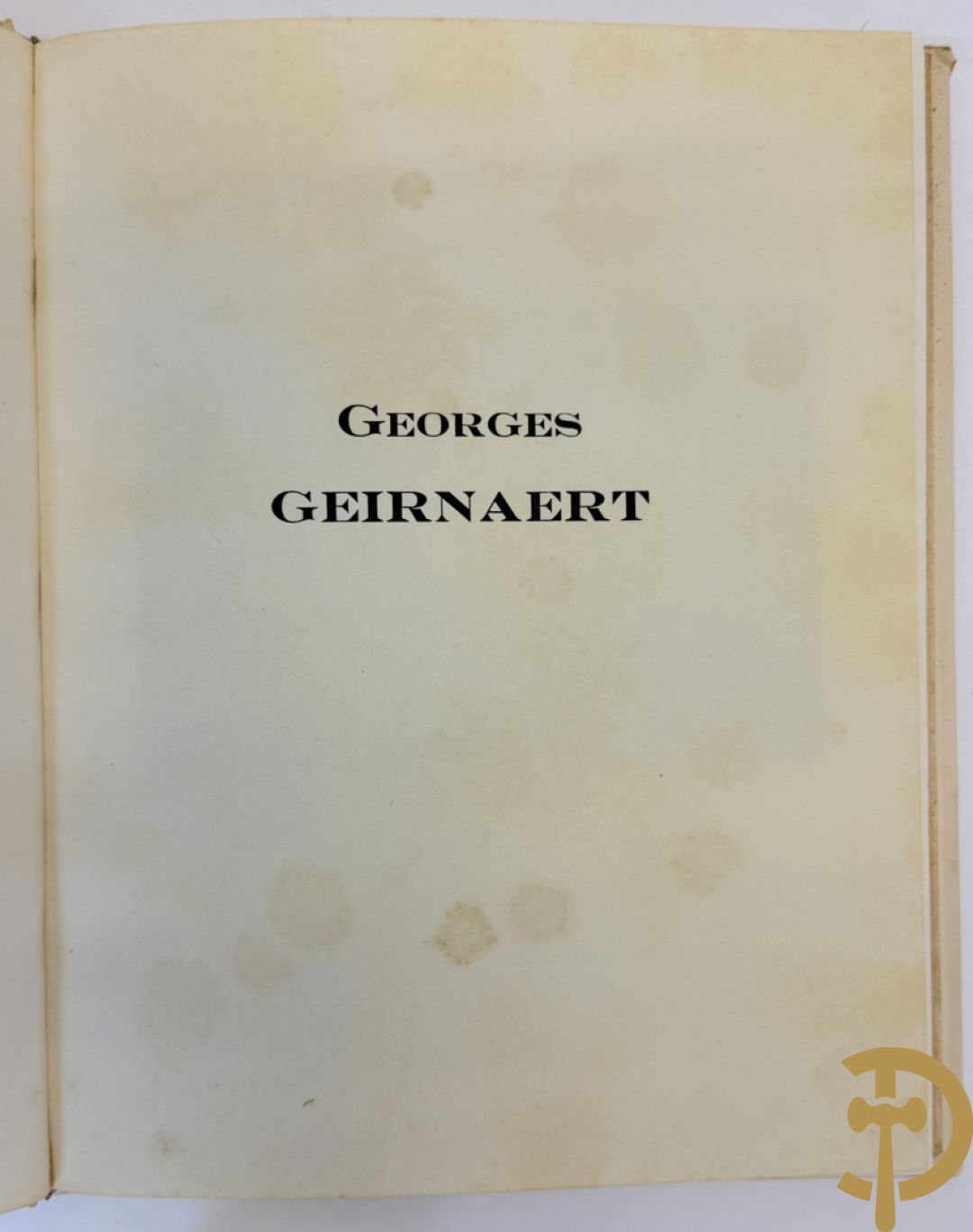 GEIRNAERT Geo getekend 
