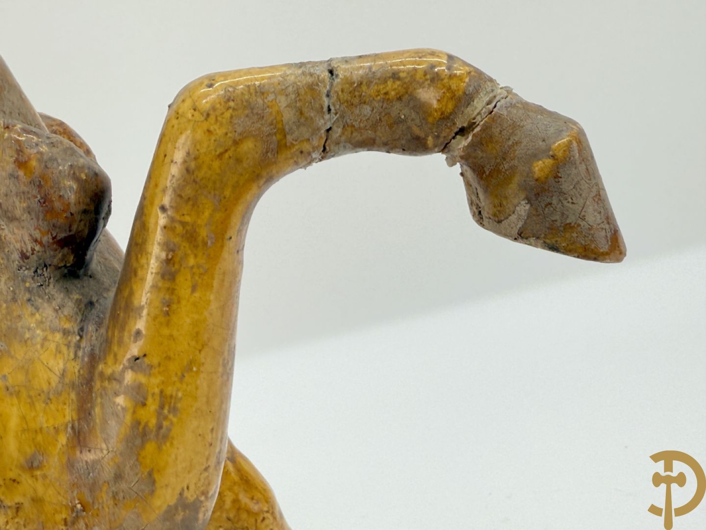 Gekleurd keramieken Aziatisch tang paard