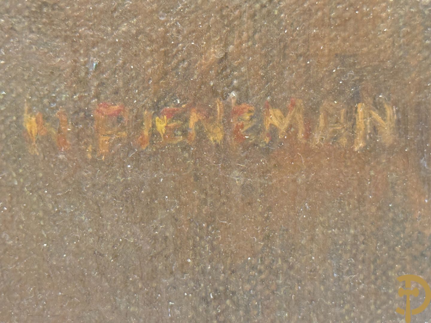 PIENEMAN N. getekend 