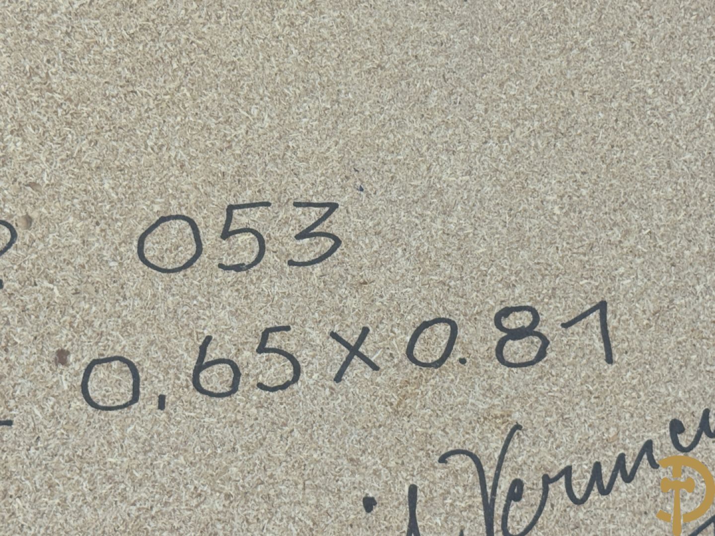 VERMEULEN Noël getekend verso en gedateerd 1989 