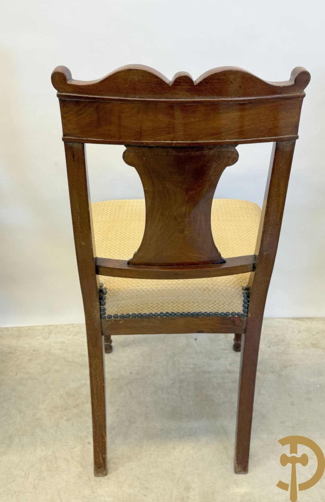 Tien mahoniehouten Charles X stoelen
