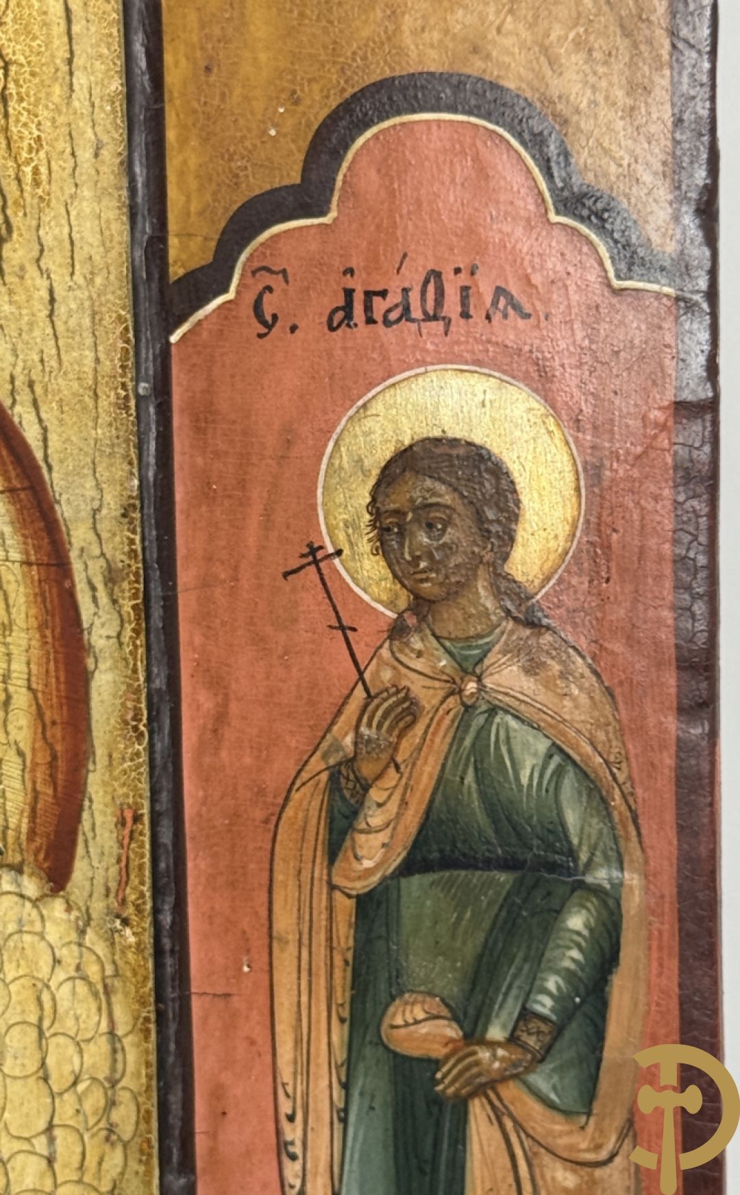 Russische ikoon Sint Nikolas de weldoener