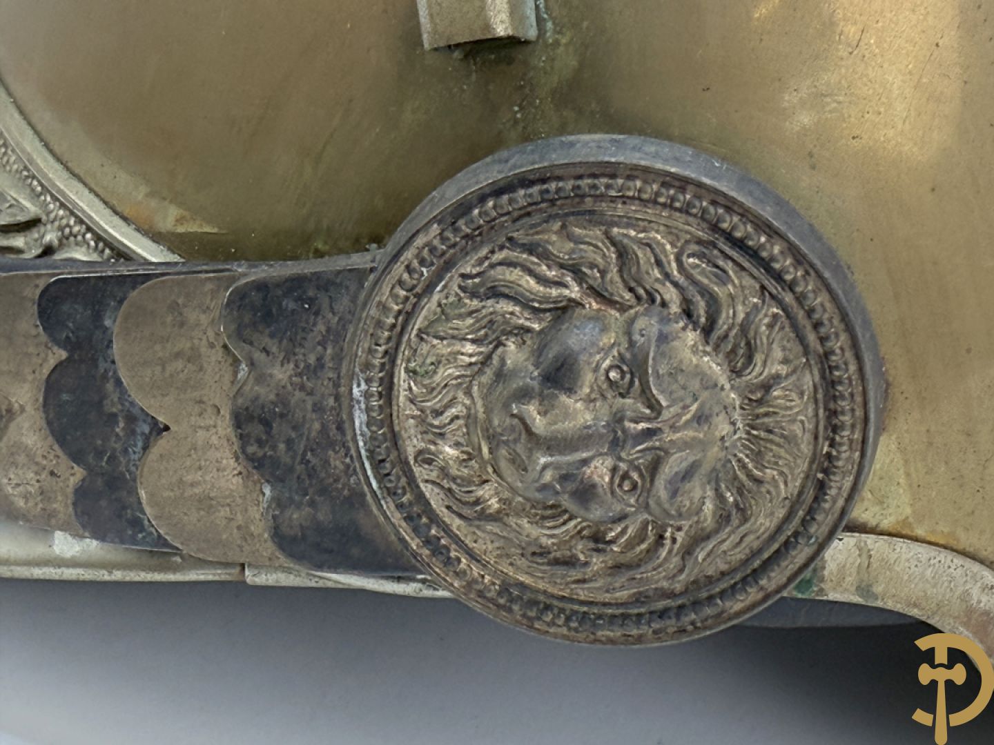 Koperen helm gendarme, model 1912