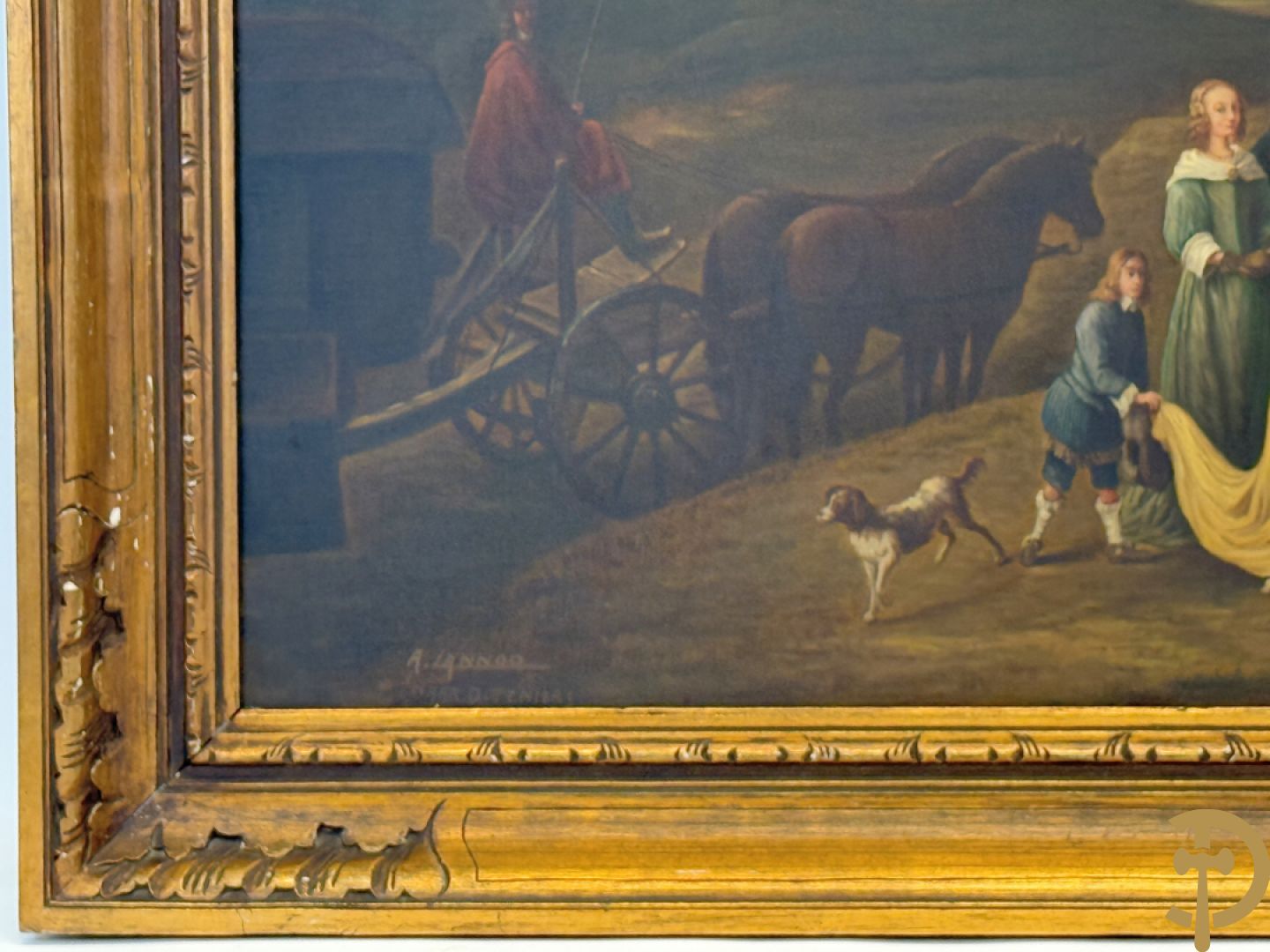 LANNOO A. getekend naar D. Teniers 