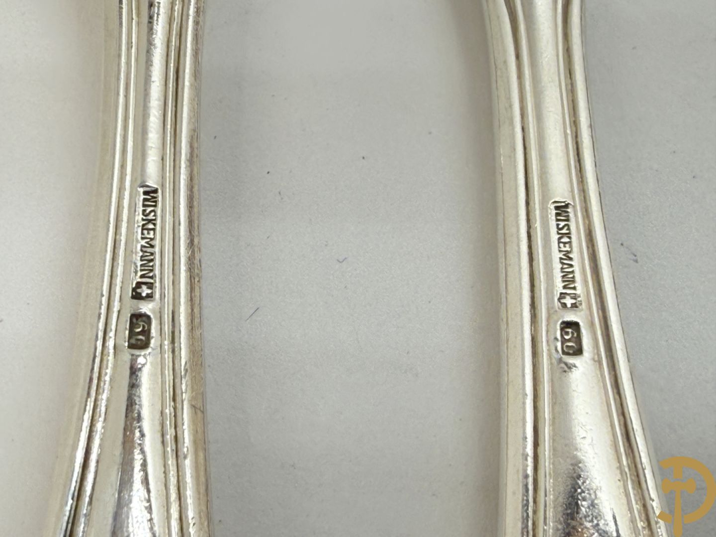 Lot verzilverde couverts w.o. Frionnet François en Wiskemann