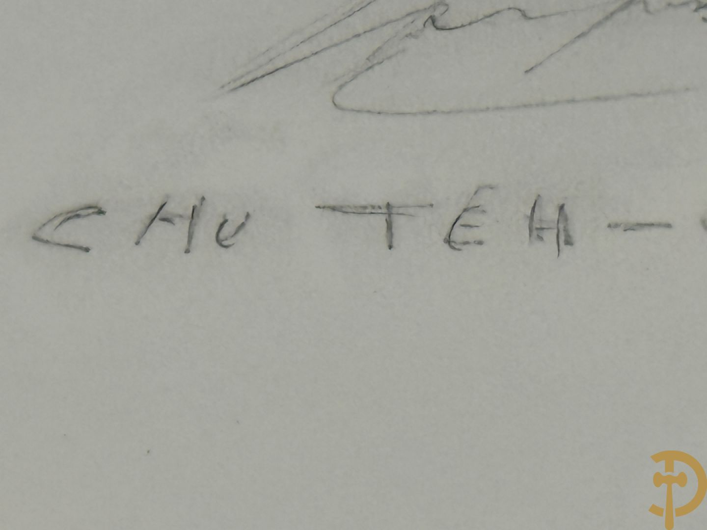 CHU TEH-CHUN getekend en 